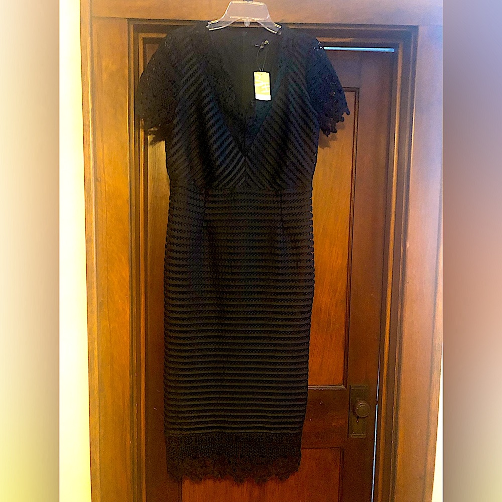 Black lace dress. Never worn NWT